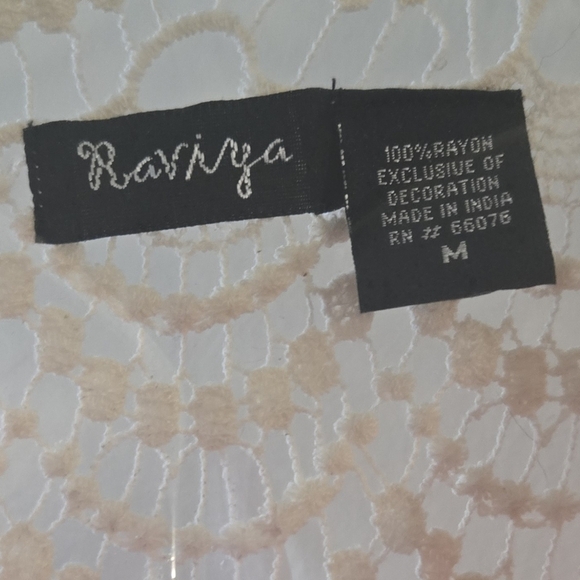 Raviya Coral and White Maxi Dress - Picture 3 of 4